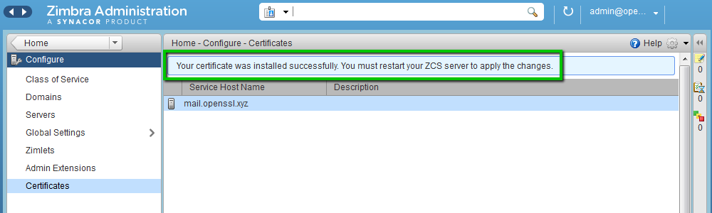 How to Install an SSL Certificate on Zimbra - SSL Dragon