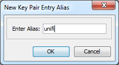 keystore explorer entryname